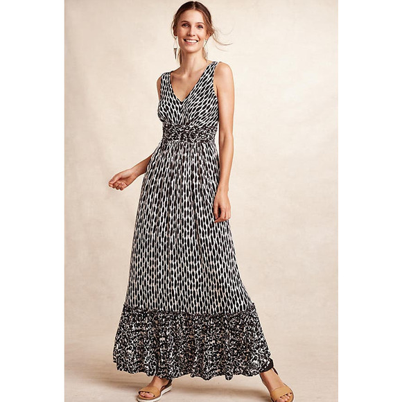 NWT *Plenty Dresses by Tracy Reese* Anthropologie Seacoast Marcia Maxi Dress XS - Picture 2 of 13
